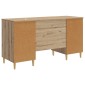 vidaXL Γραφείο Artisan Δρυς Επεξεργασμένο Ξύλο 142,5 x 50 x 75 εκ.