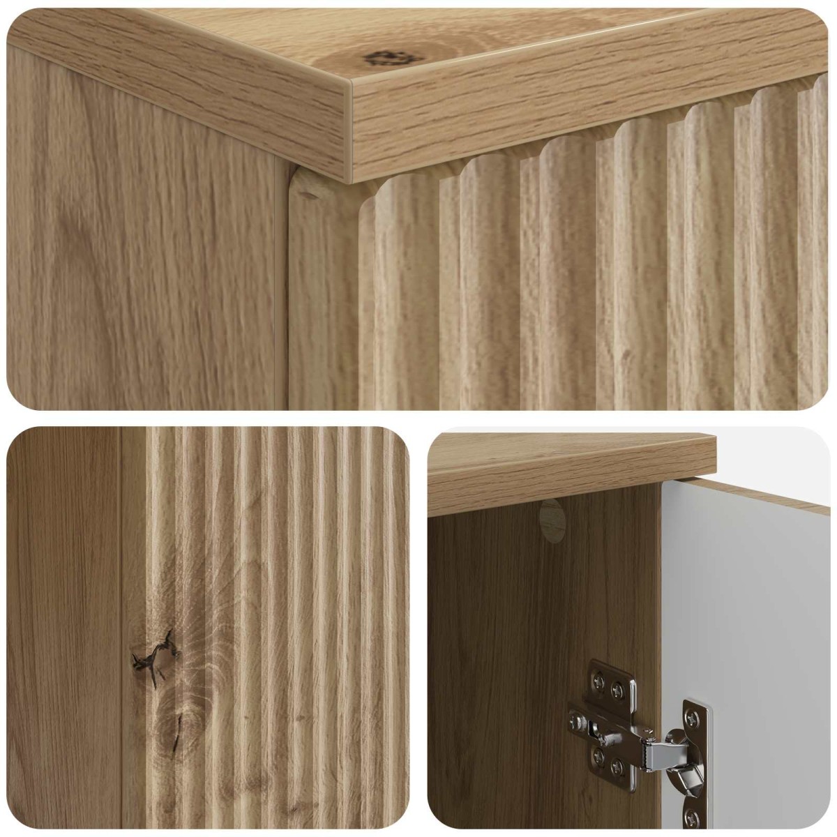vidaXL Γραφείο Artisan Δρυς Επεξεργασμένο Ξύλο 142,5 x 50 x 75 εκ.
