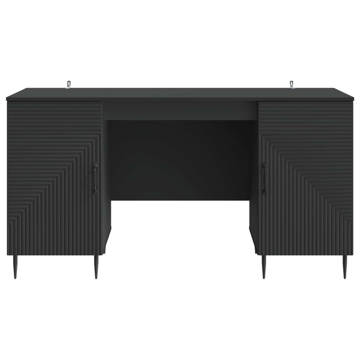 vidaXL Γραφείο Μαύρο 142,5 x 50 x 75 εκ. Επεξεργασμένο Ξύλο