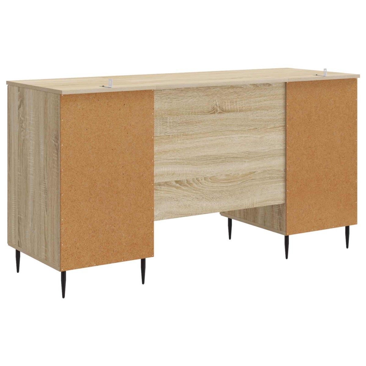 vidaXL Γραφείο Sonoma Δρυς 142,5 x 50 x 75 εκ. Επεξεργασμένο Ξύλο