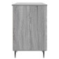vidaXL Γραφείο Γκρι Sonoma 142,5 x 50 x 75 εκ. Επεξεργασμένο Ξύλο