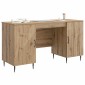 vidaXL Γραφείο Artisan Δρυς 142,5 x 50 x 75 εκ. Επεξεργασμένο Ξύλο