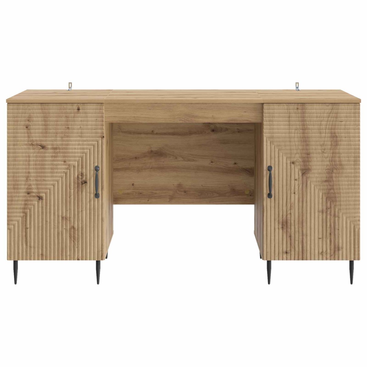 vidaXL Γραφείο Artisan Δρυς 142,5 x 50 x 75 εκ. Επεξεργασμένο Ξύλο