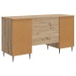 vidaXL Γραφείο Artisan Δρυς 142,5 x 50 x 75 εκ. Επεξεργασμένο Ξύλο