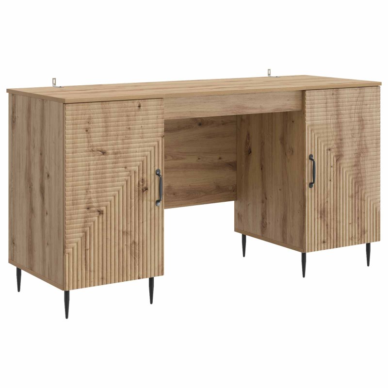 vidaXL Γραφείο Artisan Δρυς 142,5 x 50 x 75 εκ. Επεξεργασμένο Ξύλο
