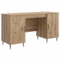 vidaXL Γραφείο Artisan Δρυς 142,5 x 50 x 75 εκ. Επεξεργασμένο Ξύλο
