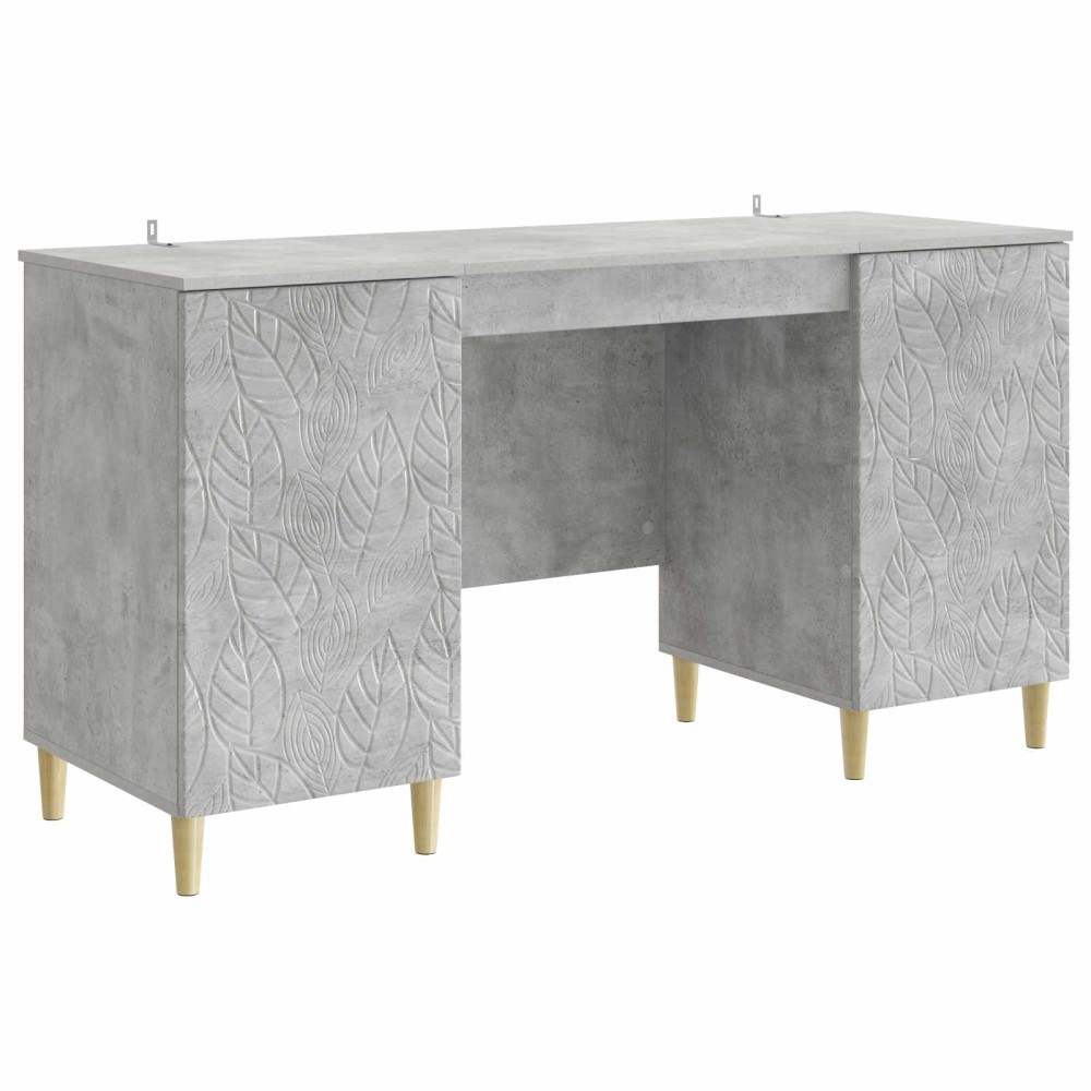 vidaXL Γραφείο Γκρι Σκυροδέματος 142,5 x 50 x 75 εκ.