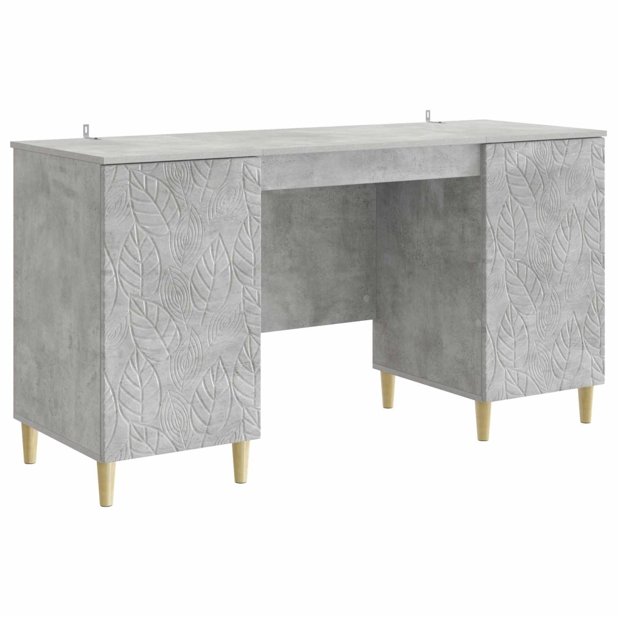 vidaXL Γραφείο Γκρι Σκυροδέματος 142,5 x 50 x 75 εκ.