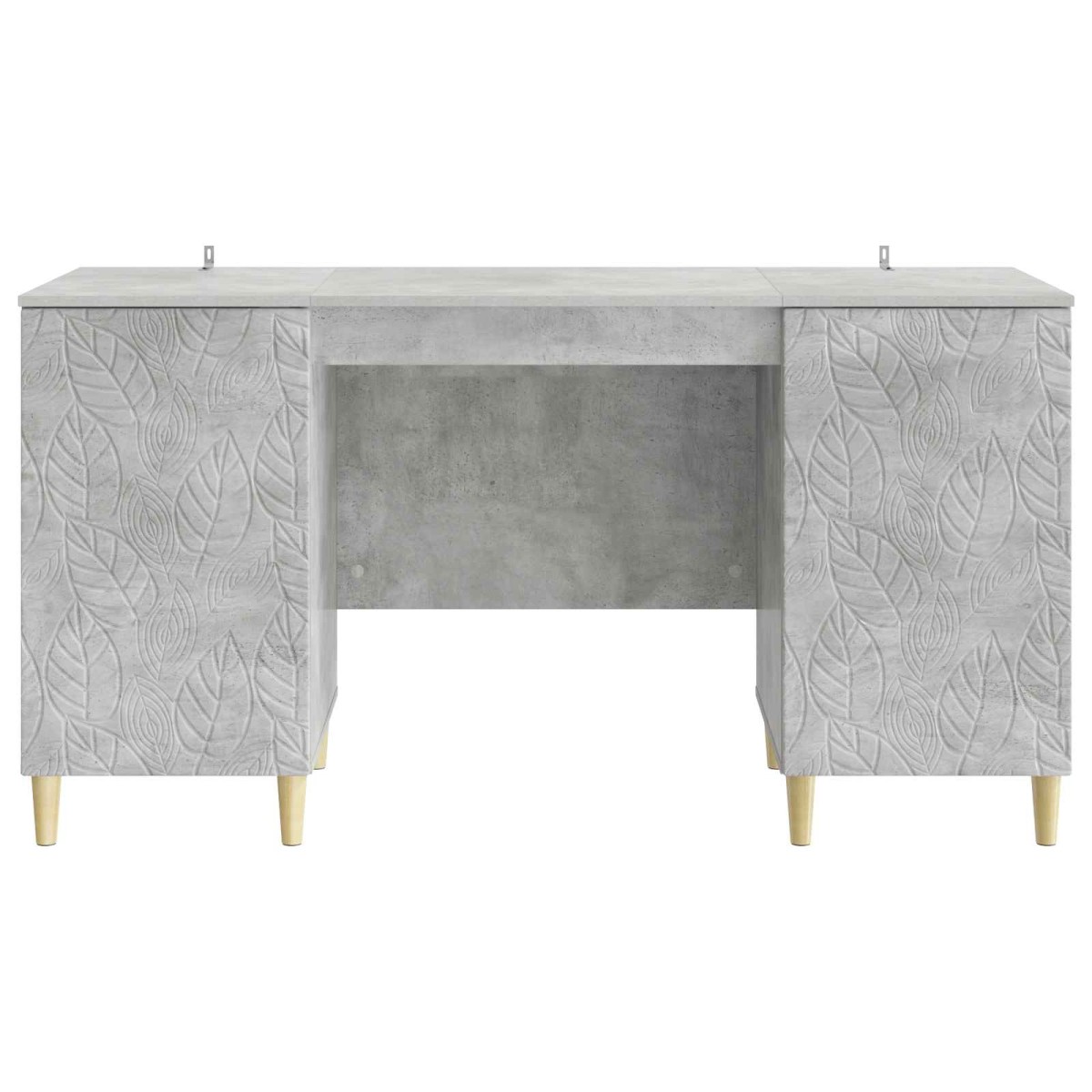 vidaXL Γραφείο Γκρι Σκυροδέματος 142,5 x 50 x 75 εκ.