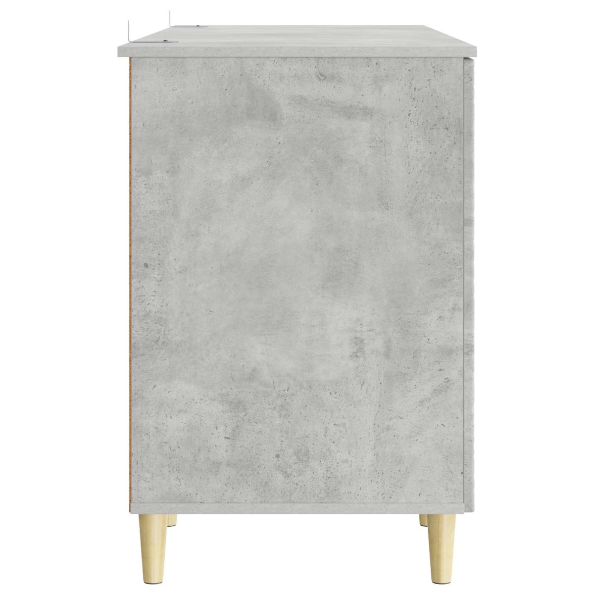 vidaXL Γραφείο Γκρι Σκυροδέματος 142,5 x 50 x 75 εκ.