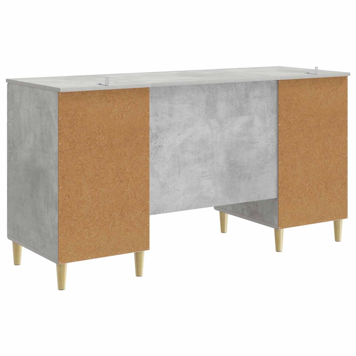 vidaXL Γραφείο Γκρι Σκυροδέματος 142,5 x 50 x 75 εκ.