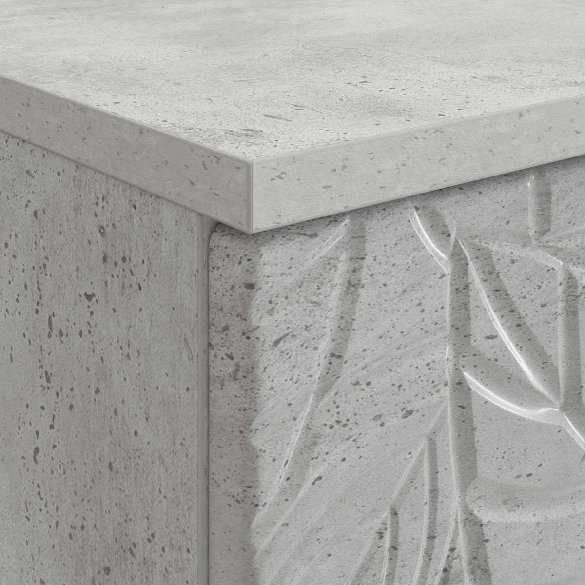 vidaXL Γραφείο Γκρι Σκυροδέματος 142,5 x 50 x 75 εκ.