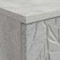 vidaXL Γραφείο Γκρι Σκυροδέματος 142,5 x 50 x 75 εκ.
