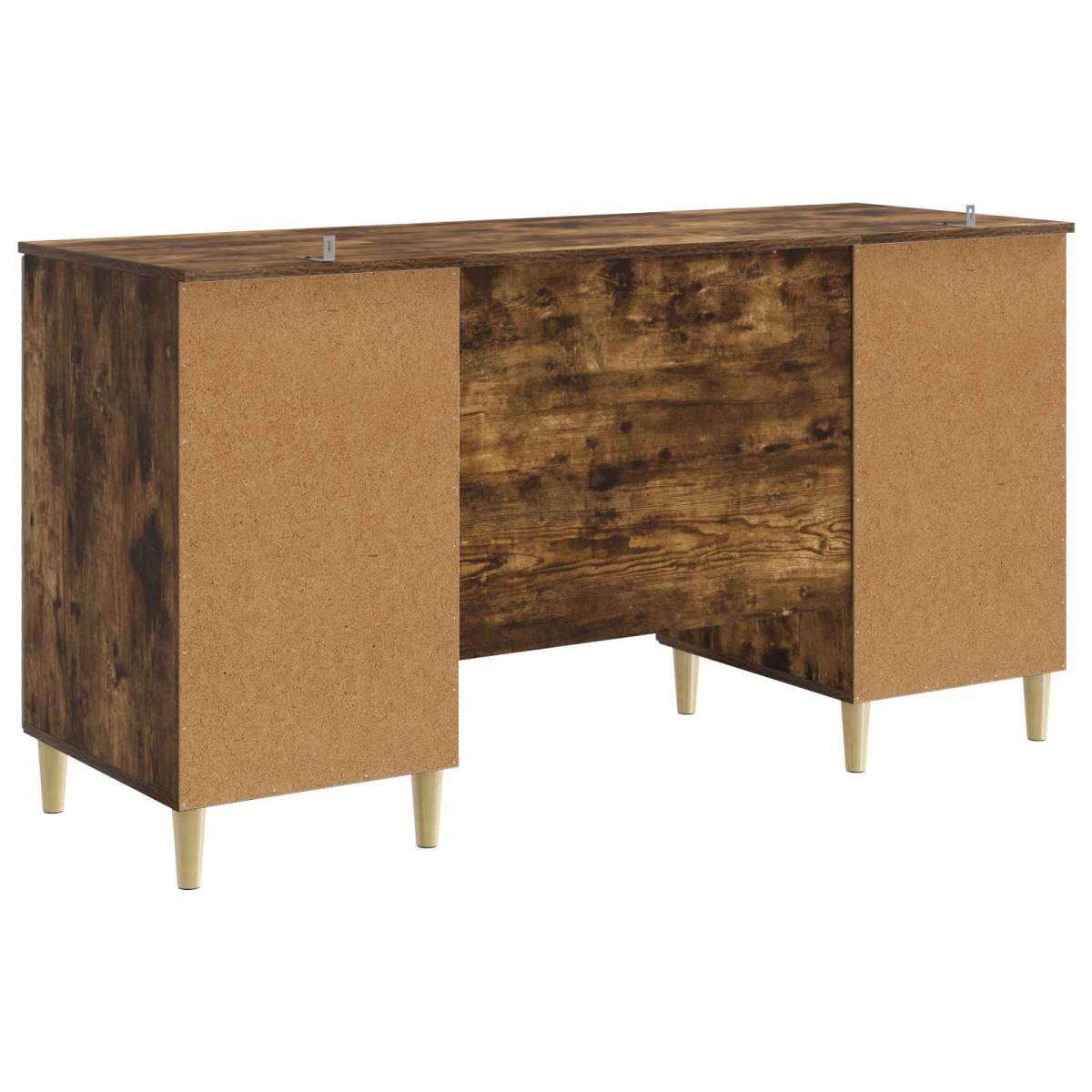 vidaXL Γραφείο Καπνισμένο Ξύλο Δρυός 142,5 x 50 x 75 εκ.