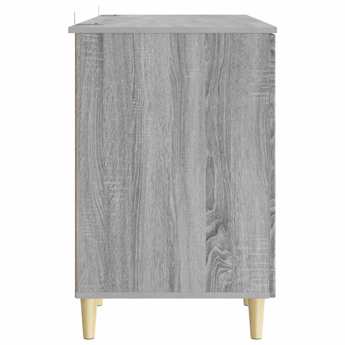 vidaXL Γραφείο Γκρι Sonoma 142,5 x 50 x 75 εκ. Επεξεργασμένο Ξύλο
