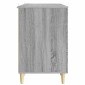 vidaXL Γραφείο Γκρι Sonoma 142,5 x 50 x 75 εκ. Επεξεργασμένο Ξύλο