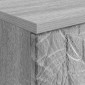 vidaXL Γραφείο Γκρι Sonoma 142,5 x 50 x 75 εκ. Επεξεργασμένο Ξύλο
