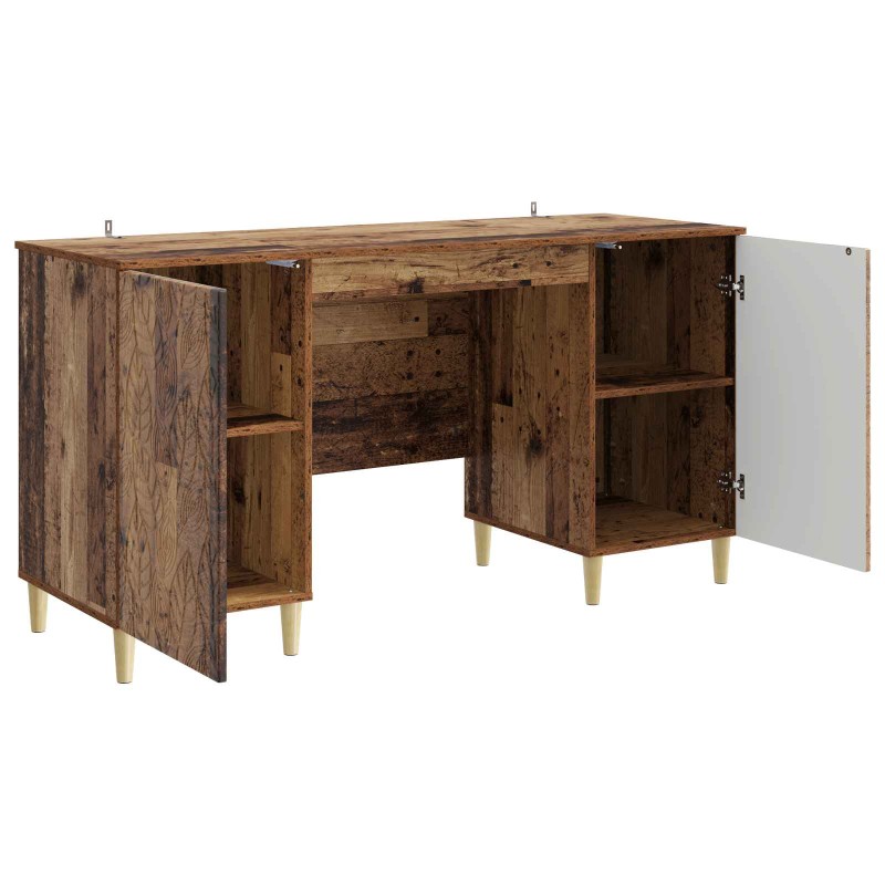 vidaXL Γραφείο Παλαιωμένο ξύλο 142,5 x 50 x 75 εκ. Επεξεργασμένο Ξύλο