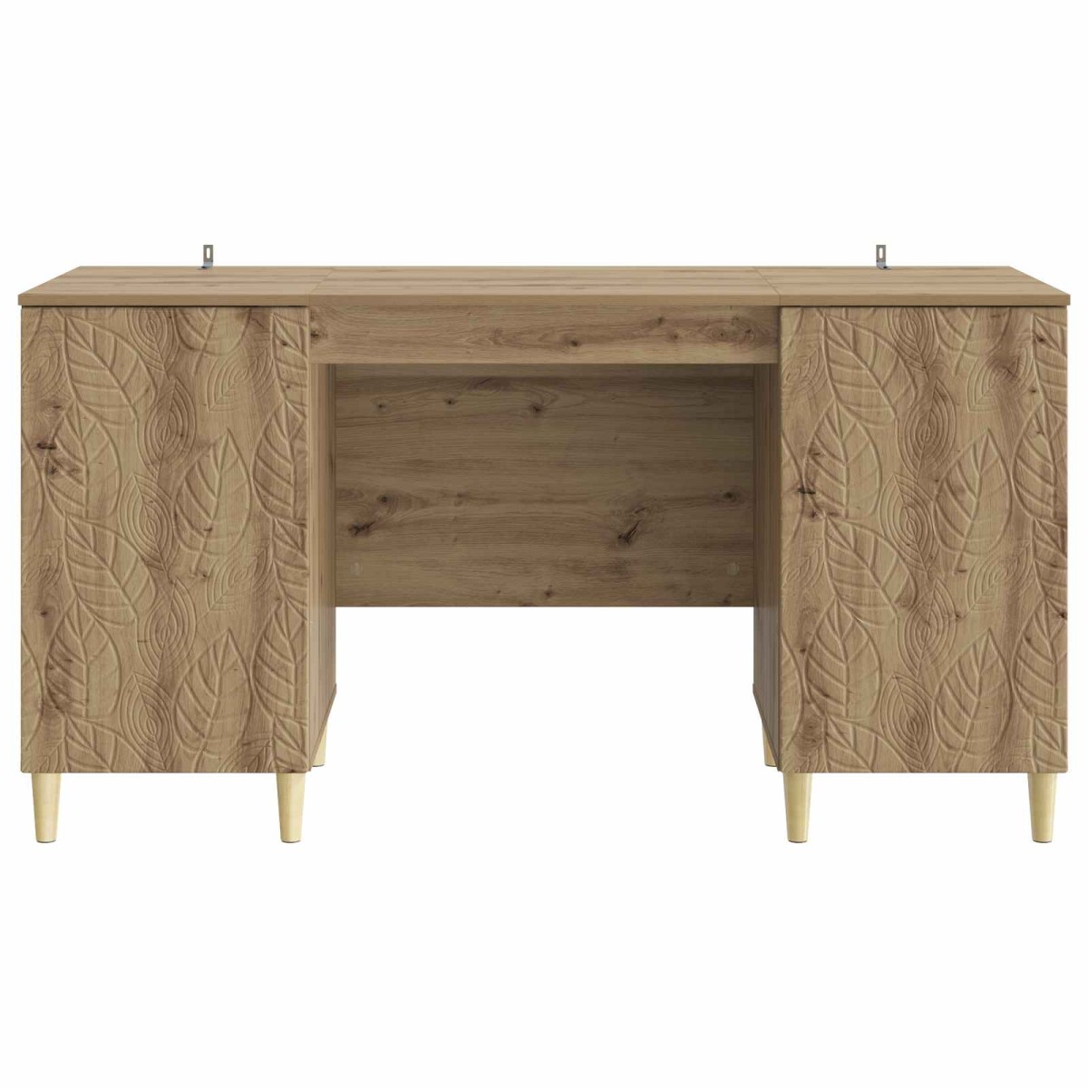 vidaXL Γραφείο Artisan Δρυς 142,5 x 50 x 75 εκ. Επεξεργασμένο Ξύλο
