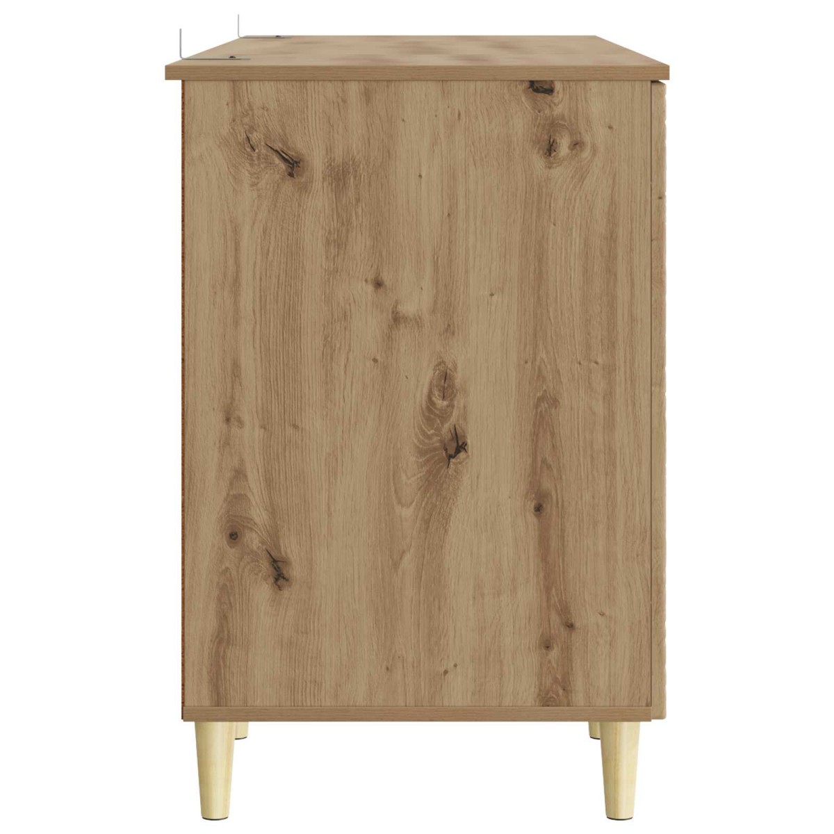 vidaXL Γραφείο Artisan Δρυς 142,5 x 50 x 75 εκ. Επεξεργασμένο Ξύλο