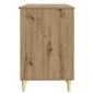 vidaXL Γραφείο Artisan Δρυς 142,5 x 50 x 75 εκ. Επεξεργασμένο Ξύλο