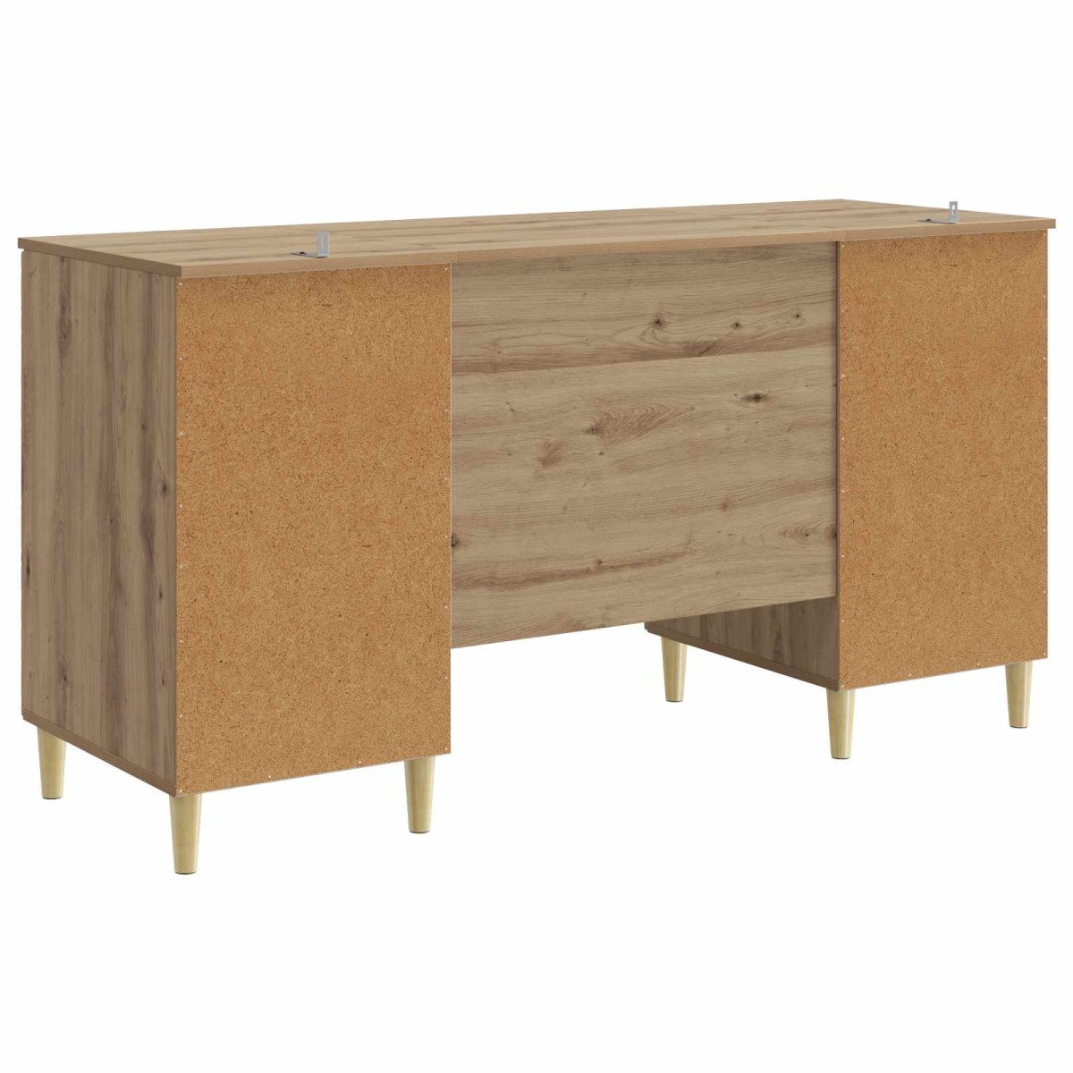 vidaXL Γραφείο Artisan Δρυς 142,5 x 50 x 75 εκ. Επεξεργασμένο Ξύλο