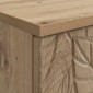 vidaXL Γραφείο Artisan Δρυς 142,5 x 50 x 75 εκ. Επεξεργασμένο Ξύλο