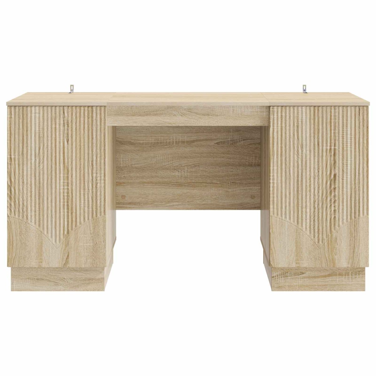 vidaXL Γραφείο Sonoma Δρυς 142,5 x 50 x 75 εκ. Επεξεργασμένο Ξύλο