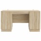 vidaXL Γραφείο Sonoma Δρυς 142,5 x 50 x 75 εκ. Επεξεργασμένο Ξύλο