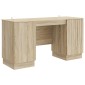 vidaXL Γραφείο Sonoma Δρυς 142,5 x 50 x 75 εκ. Επεξεργασμένο Ξύλο