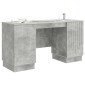 vidaXL Γραφείο Γκρι Σκυροδέματος 142,5 x 50 x 75 εκ.