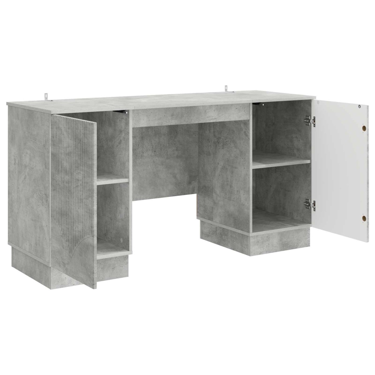 vidaXL Γραφείο Γκρι Σκυροδέματος 142,5 x 50 x 75 εκ.