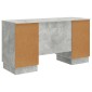 vidaXL Γραφείο Γκρι Σκυροδέματος 142,5 x 50 x 75 εκ.