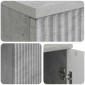 vidaXL Γραφείο Γκρι Σκυροδέματος 142,5 x 50 x 75 εκ.
