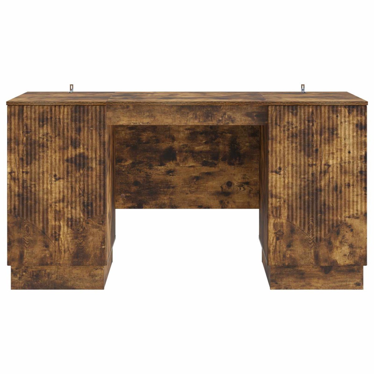 vidaXL Γραφείο Καπνισμένο Ξύλο Δρυός 142,5 x 50 x 75 εκ.