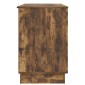 vidaXL Γραφείο Καπνισμένο Ξύλο Δρυός 142,5 x 50 x 75 εκ.