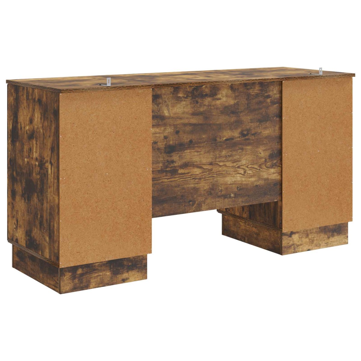 vidaXL Γραφείο Καπνισμένο Ξύλο Δρυός 142,5 x 50 x 75 εκ.