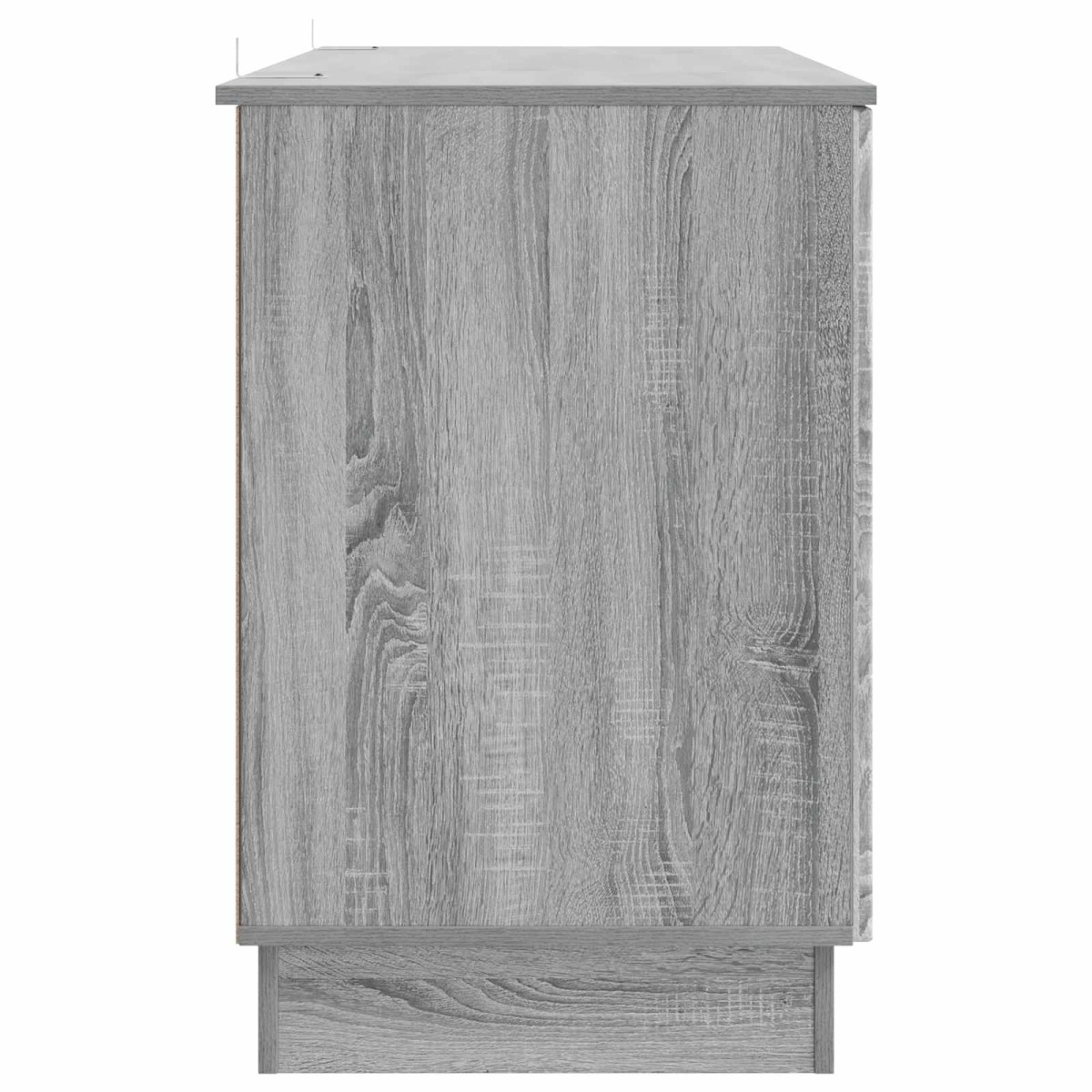 vidaXL Γραφείο Γκρι Sonoma 142,5 x 50 x 75 εκ. Επεξεργασμένο Ξύλο