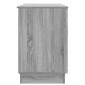 vidaXL Γραφείο Γκρι Sonoma 142,5 x 50 x 75 εκ. Επεξεργασμένο Ξύλο