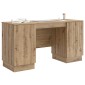 vidaXL Γραφείο Artisan Δρυς 142,5 x 50 x 75 εκ. Επεξεργασμένο Ξύλο
