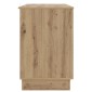 vidaXL Γραφείο Artisan Δρυς 142,5 x 50 x 75 εκ. Επεξεργασμένο Ξύλο