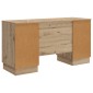 vidaXL Γραφείο Artisan Δρυς 142,5 x 50 x 75 εκ. Επεξεργασμένο Ξύλο