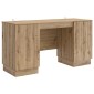 vidaXL Γραφείο Artisan Δρυς 142,5 x 50 x 75 εκ. Επεξεργασμένο Ξύλο