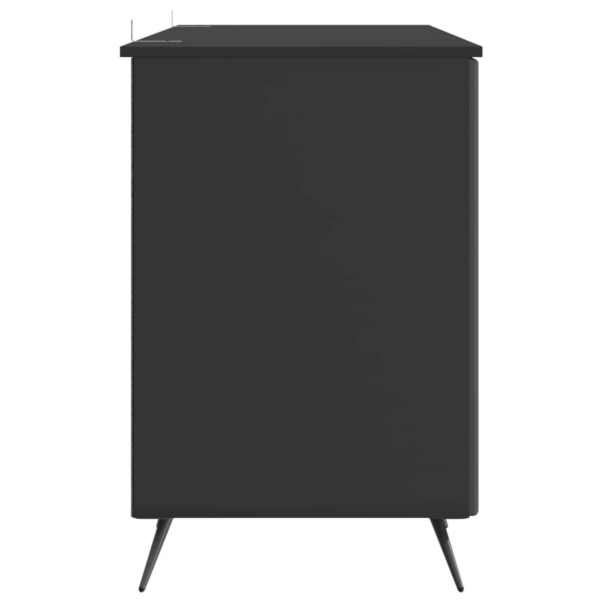 vidaXL Γραφείο Μαύρο 142,5 x 50 x 75 εκ. Επεξεργασμένο Ξύλο