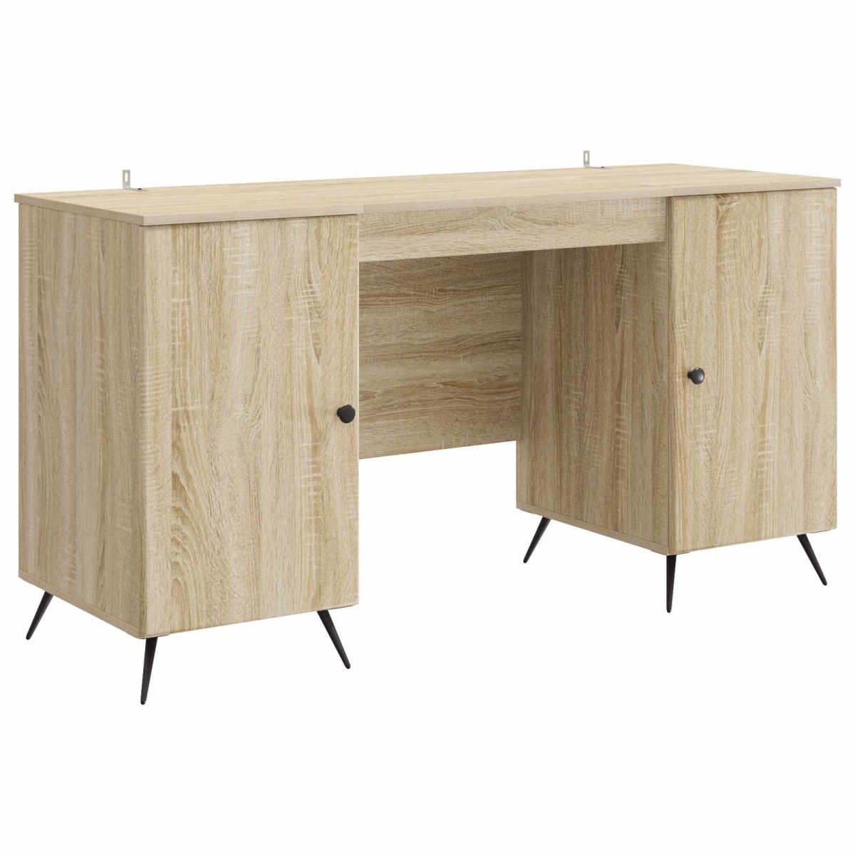 vidaXL Γραφείο Sonoma Δρυς 142,5 x 50 x 75 εκ. Επεξεργασμένο Ξύλο