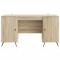 vidaXL Γραφείο Sonoma Δρυς 142,5 x 50 x 75 εκ. Επεξεργασμένο Ξύλο