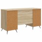 vidaXL Γραφείο Sonoma Δρυς 142,5 x 50 x 75 εκ. Επεξεργασμένο Ξύλο