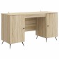 vidaXL Γραφείο Sonoma Δρυς 142,5 x 50 x 75 εκ. Επεξεργασμένο Ξύλο
