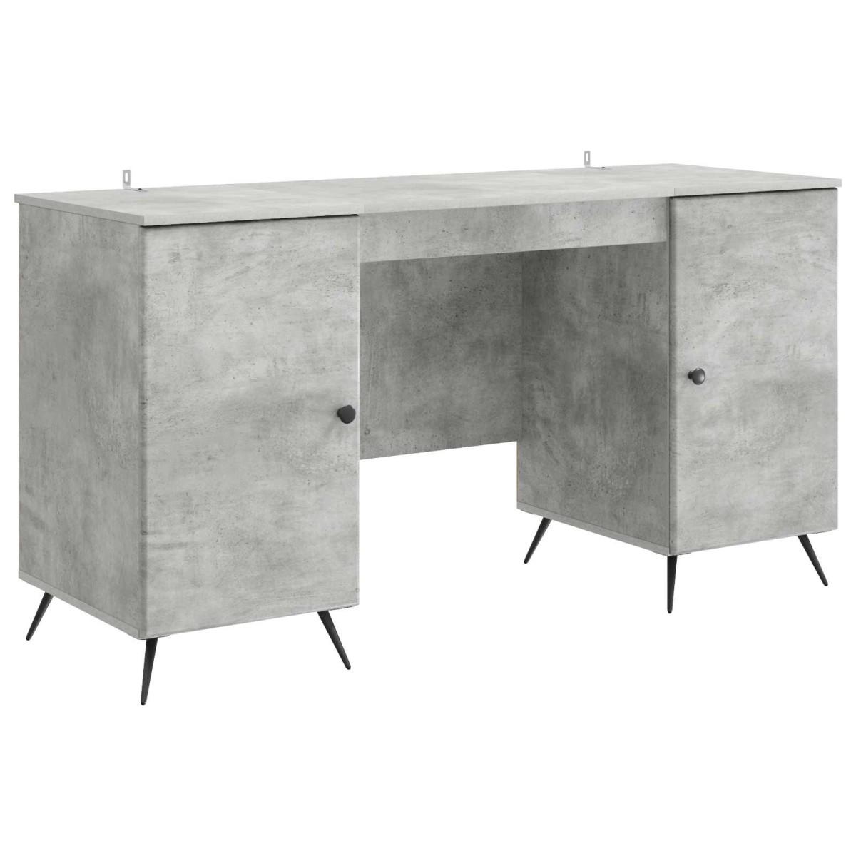 vidaXL Γραφείο Γκρι Σκυροδέματος 142,5 x 50 x 75 εκ.