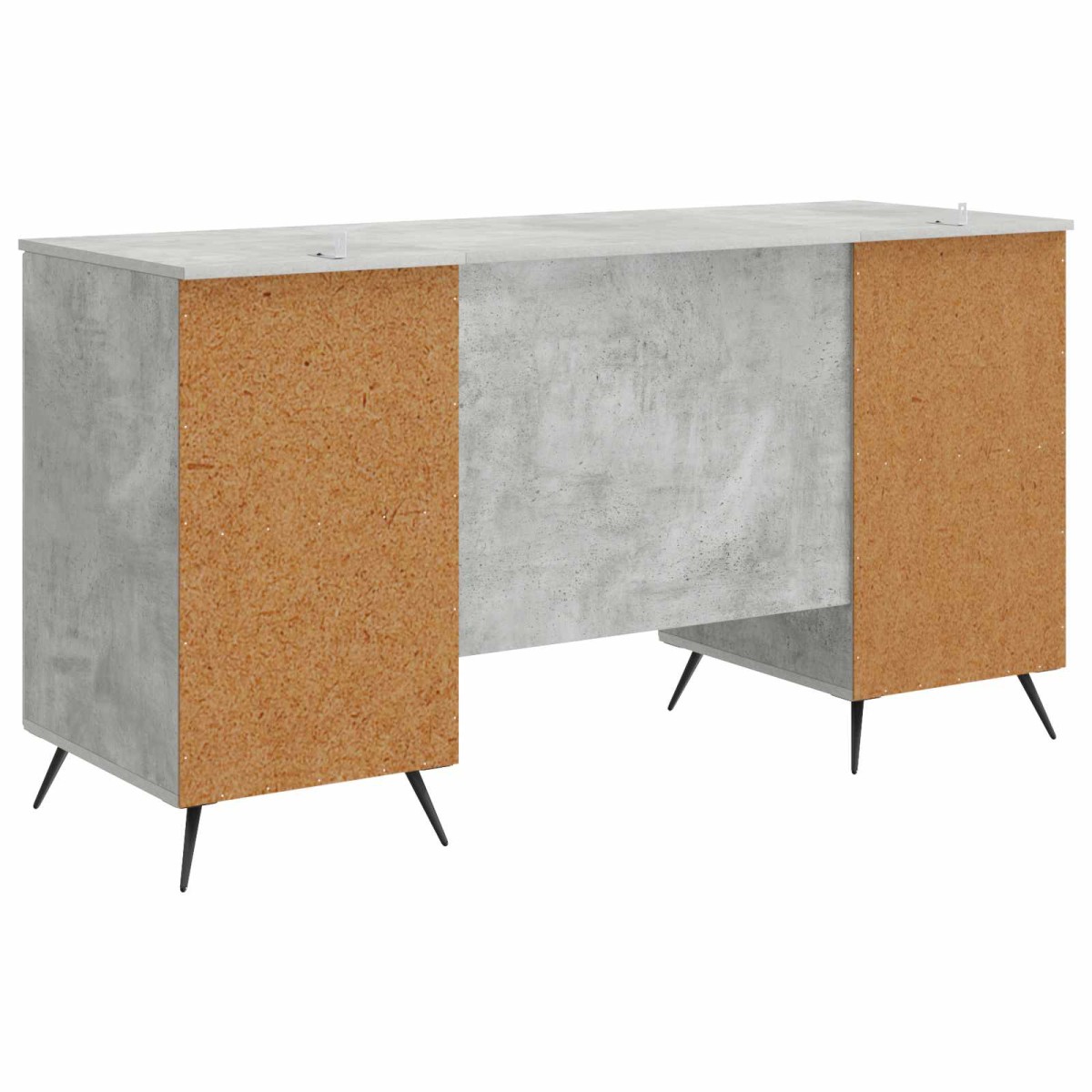 vidaXL Γραφείο Γκρι Σκυροδέματος 142,5 x 50 x 75 εκ.